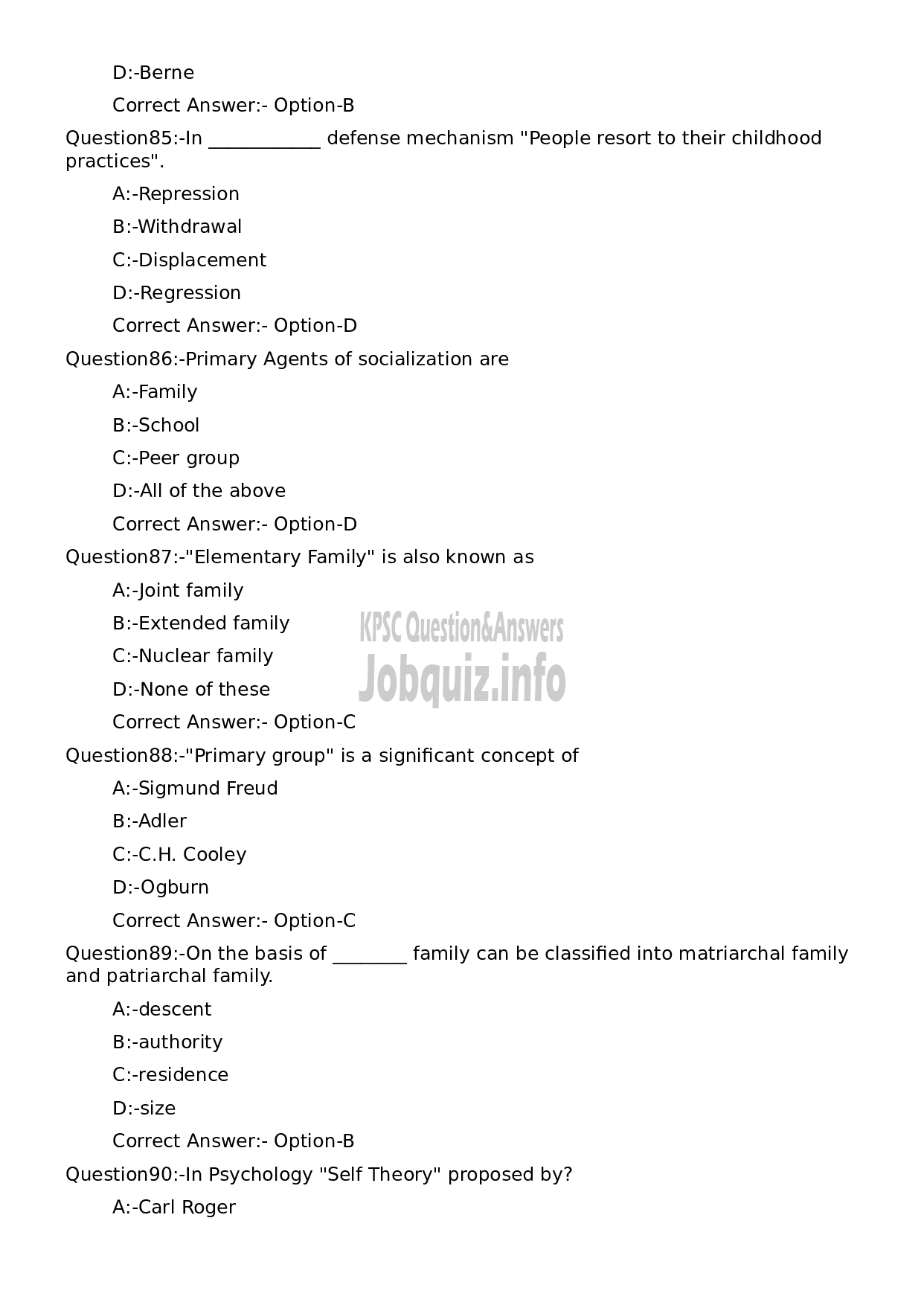 Kerala PSC Question Paper - Junior Health Inspector Grade II-16