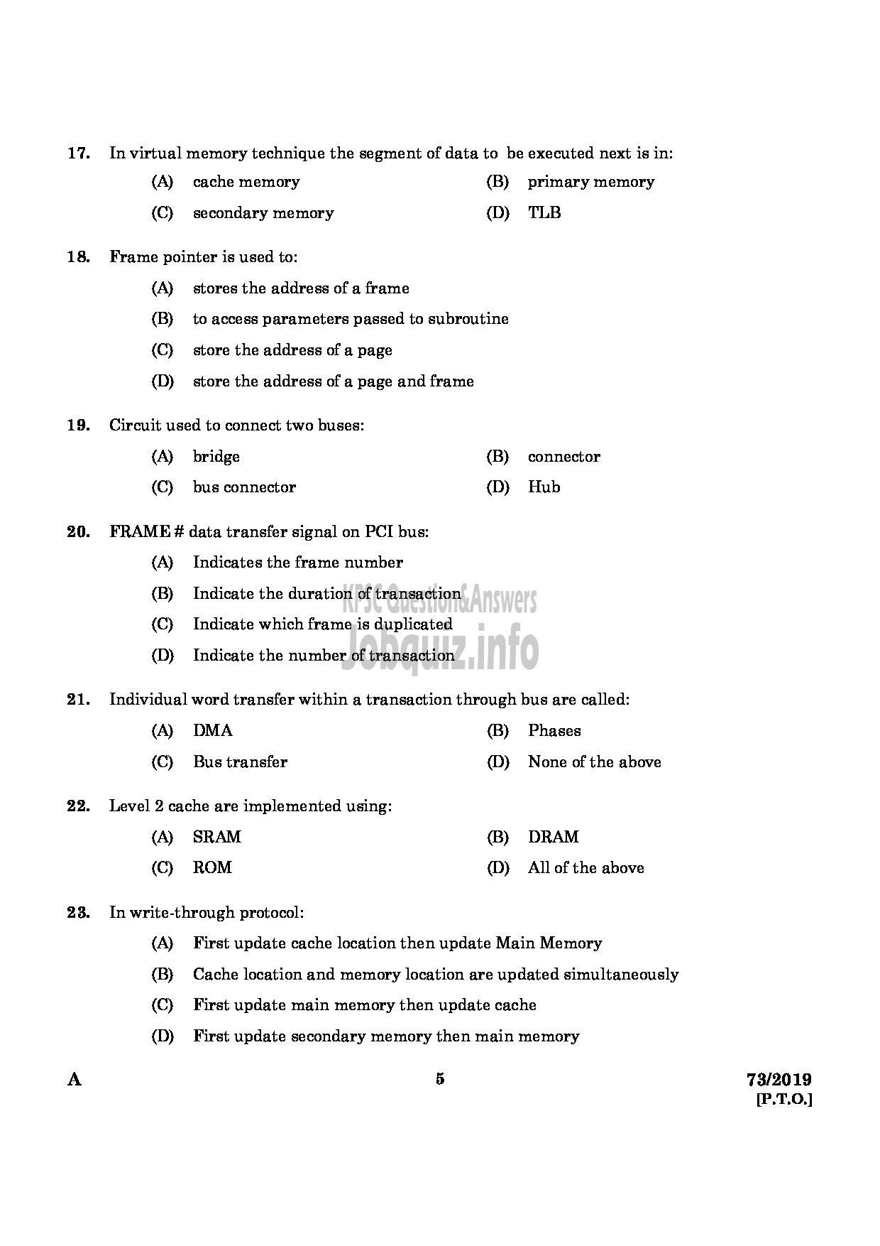 Junior Instructor (Multimedia Animation And Special Effects) In Industrial  Deve Dept English : page 2 - Kerala PSC Question Paper