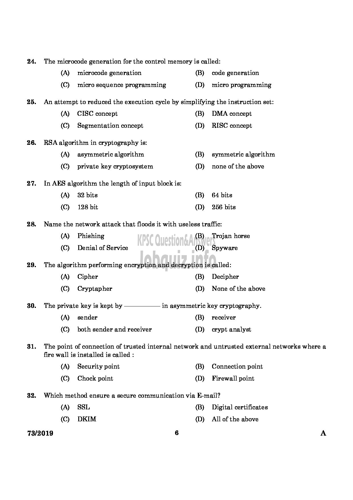Kerala PSC Question Paper - Junior Instructor (Multimedia Animation And Special Effects) In Industrial Deve Dept English -4
