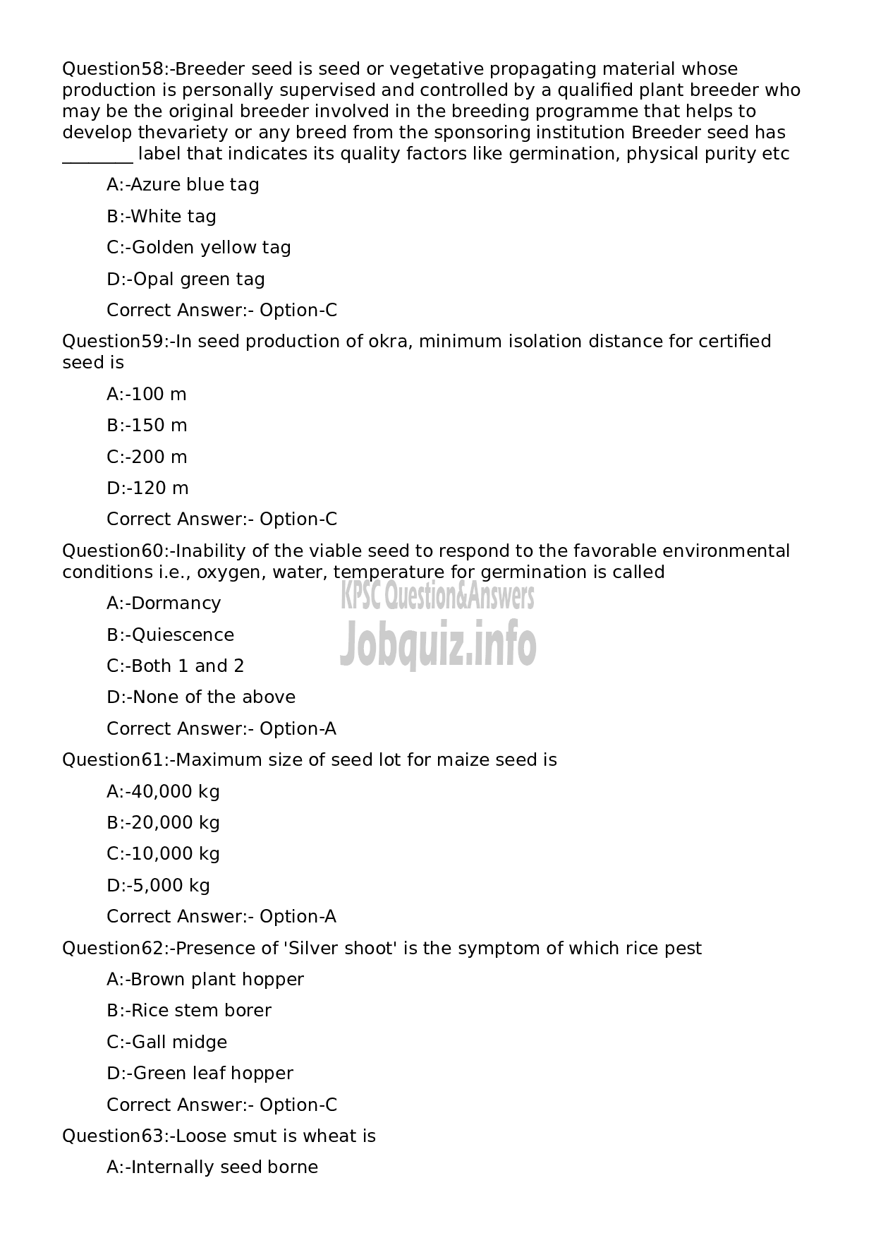 Kerala PSC Question Paper - Junior Manager (Quality Assurance)-12