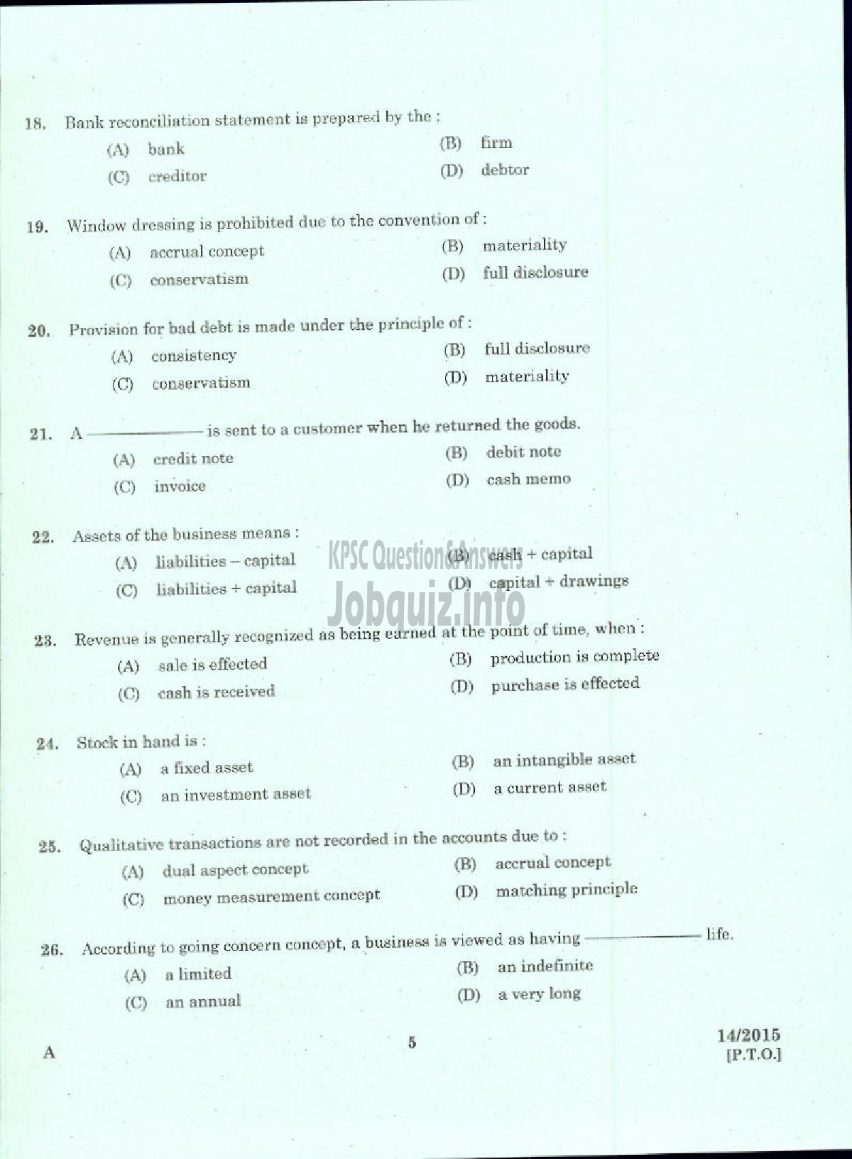 Kerala PSC Question Paper - LABORATORY TECHNICAL ASSISTANT RECEPTION BOOK KEEPING AND COMMUNICATION VHSE-3