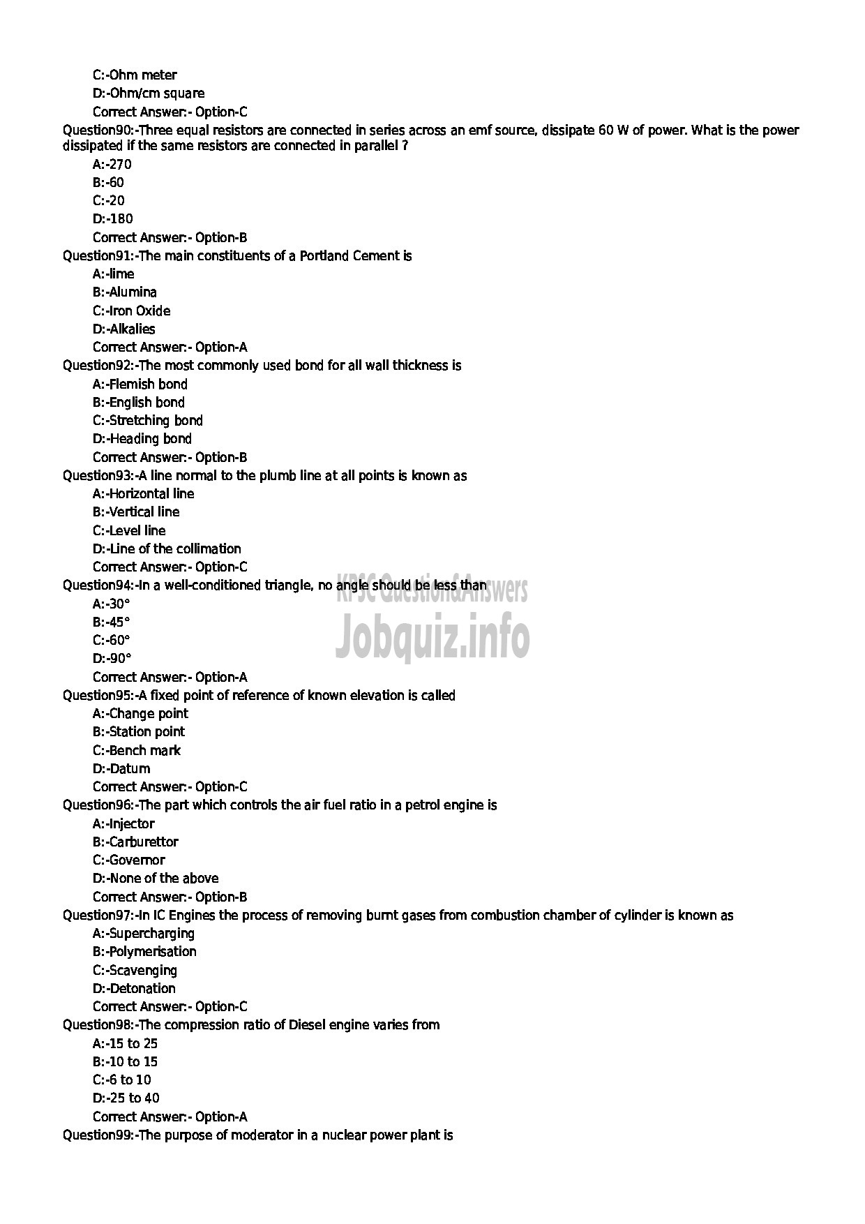 Kerala PSC Question Paper - LECTURER IN ELECTRONICS ENGINEERING NCA TECHNICAL EDUCATION-11