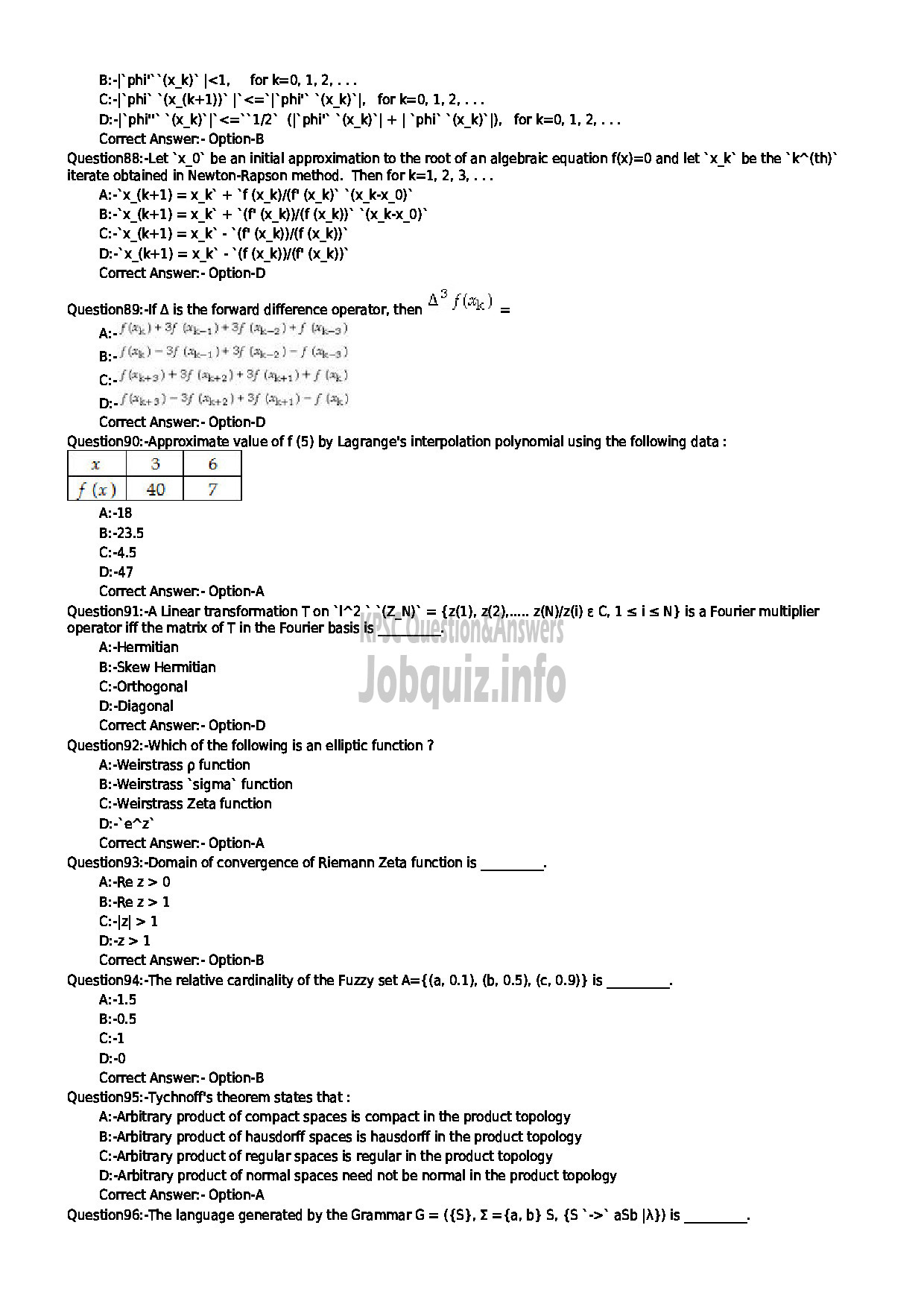 Kerala PSC Question Paper - LECTURER IN MATHEMATICS NCA EZHAVA/THIYYA/BILLAVA COLLEGIATE EDUCATION-11