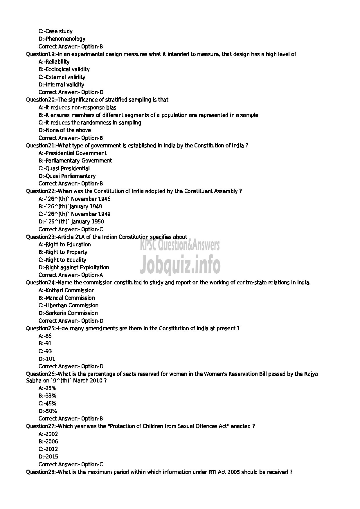 Kerala PSC Question Paper - LECTURER IN NATURAL SCIENCE COLLEGIATE EDUCATION-3