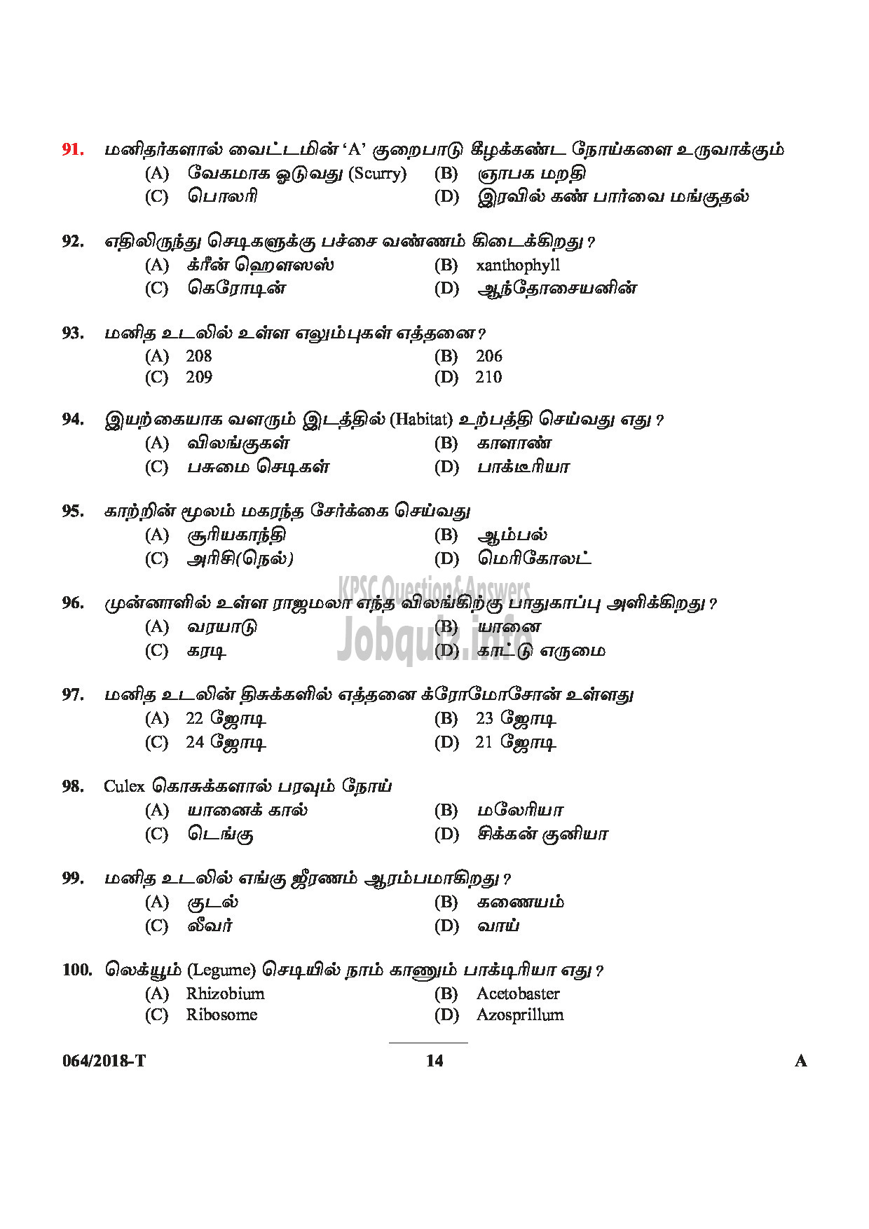 Kerala PSC Question Paper - LGS EX SERVICEMEN NCC/ SAINIK WELFARE-14