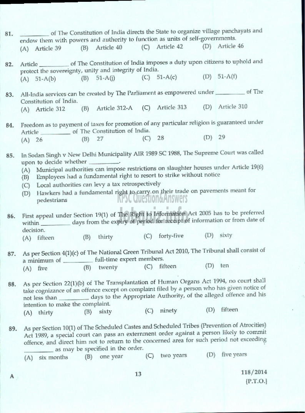 Kerala PSC Question Paper - LR IN MALAYALAM KERALA COLLEGIATE EDUCATION-11