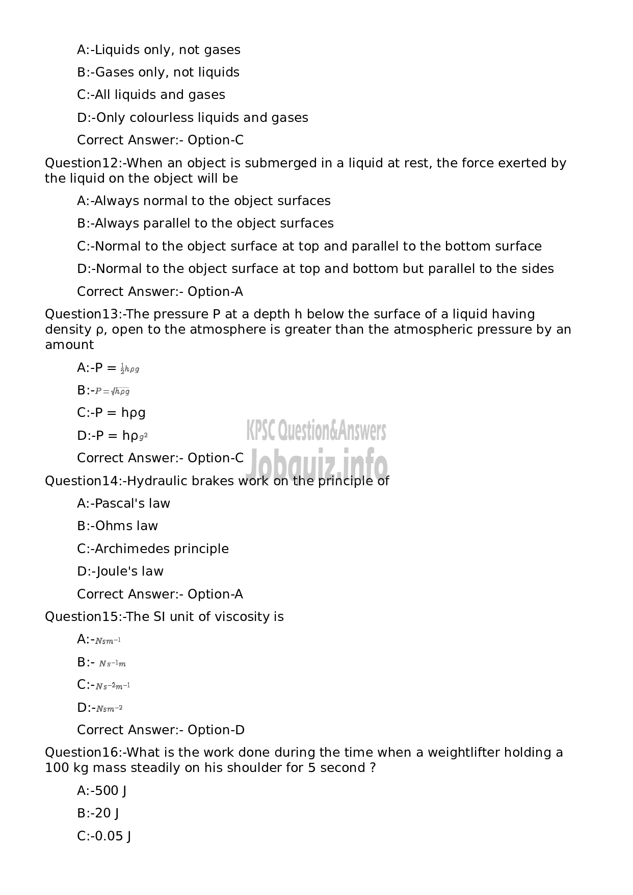 Kerala PSC Question Paper - Laboratory Assistant Common Facility Service Centre-3