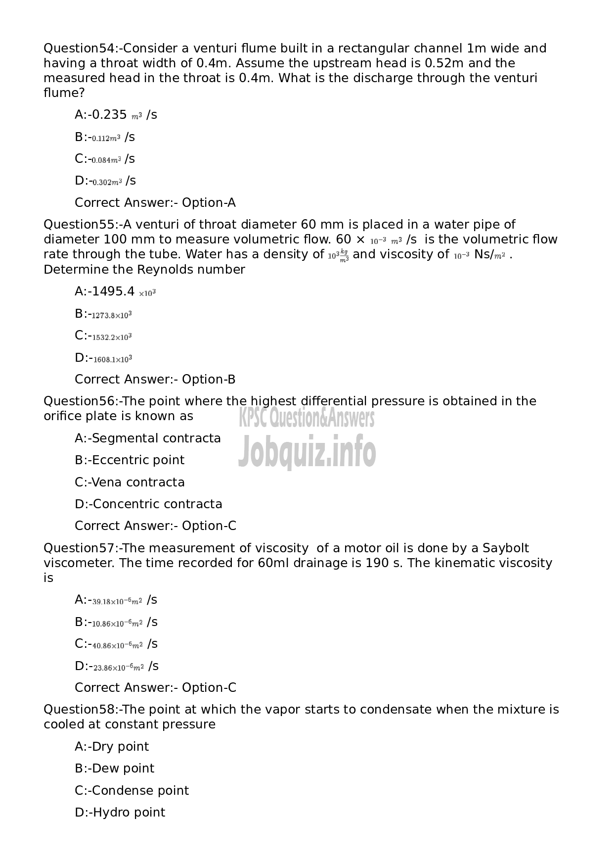 Kerala PSC Question Paper - Lecturer in Electronics and Instrumentation (Polytechnics)-11