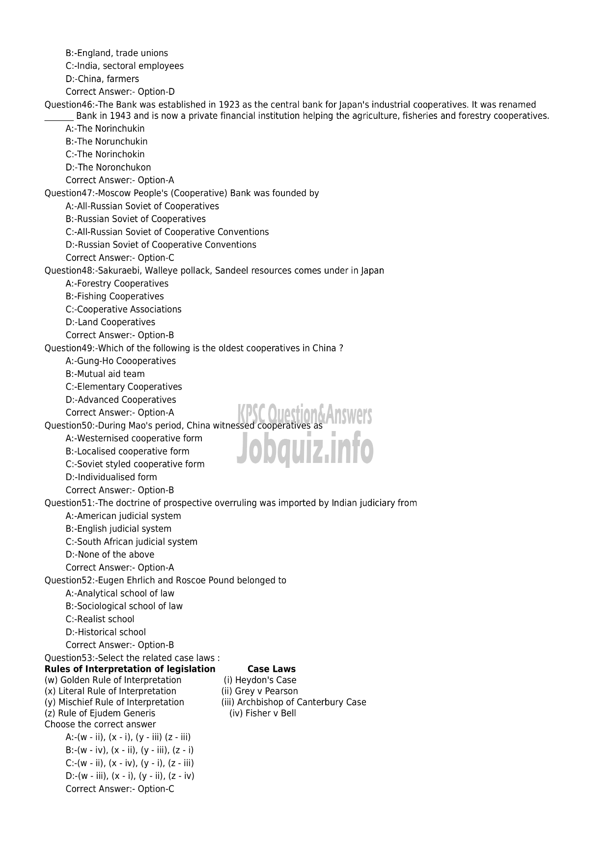 Kerala PSC Question Paper - Manager (Personnel)-6