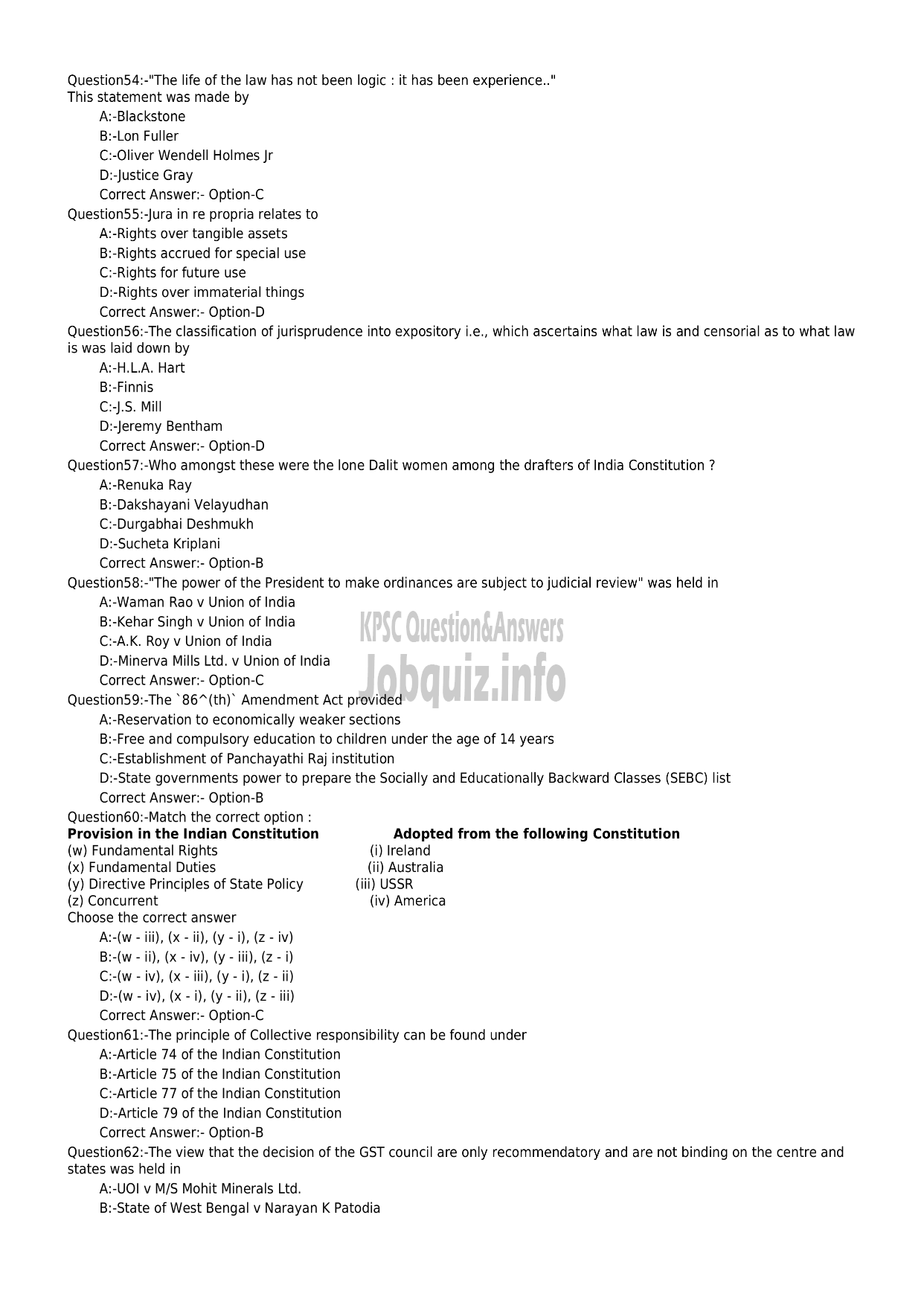 Kerala PSC Question Paper - Manager (Personnel)-7