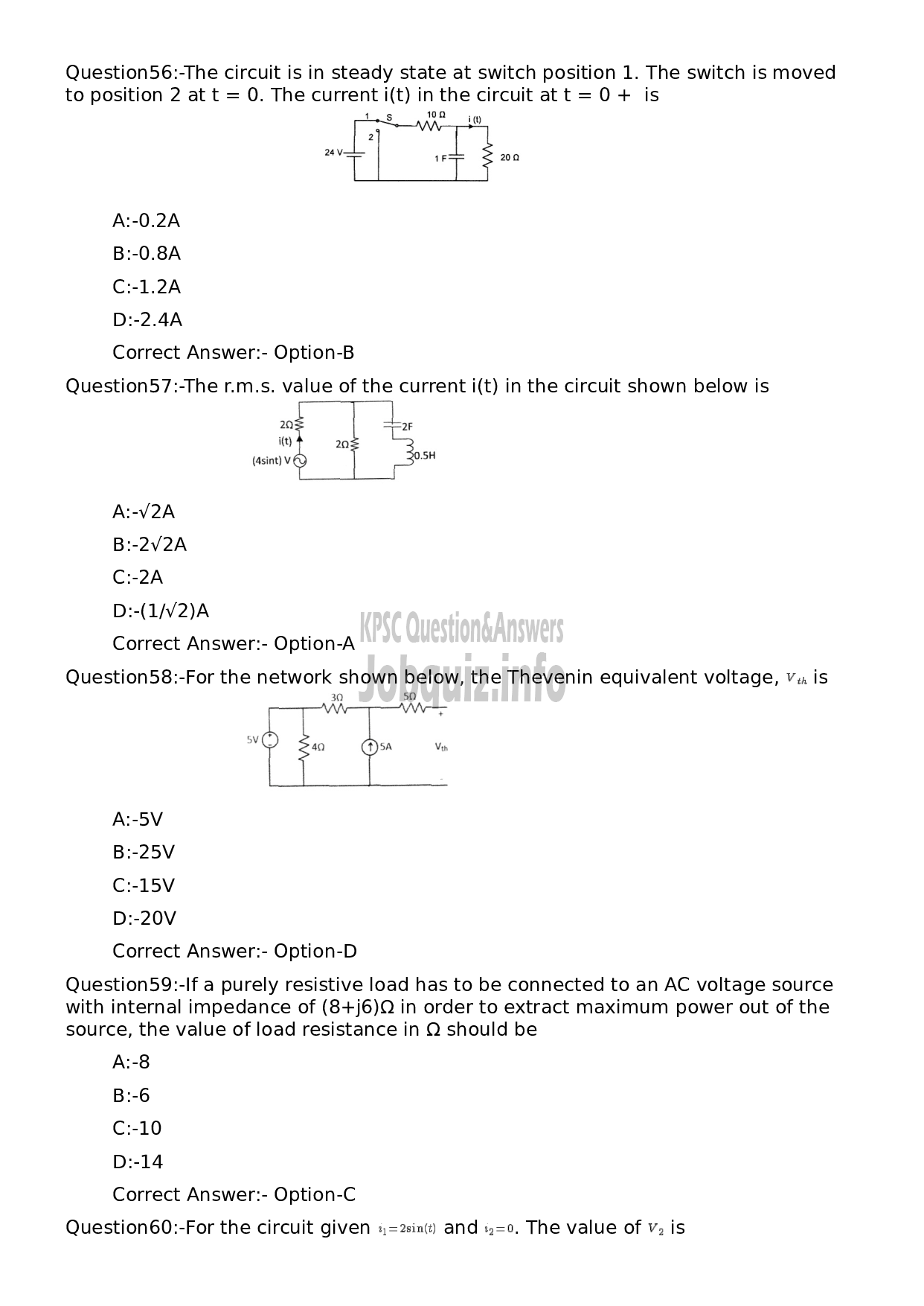 Kerala PSC Question Paper - Materials Manager-12