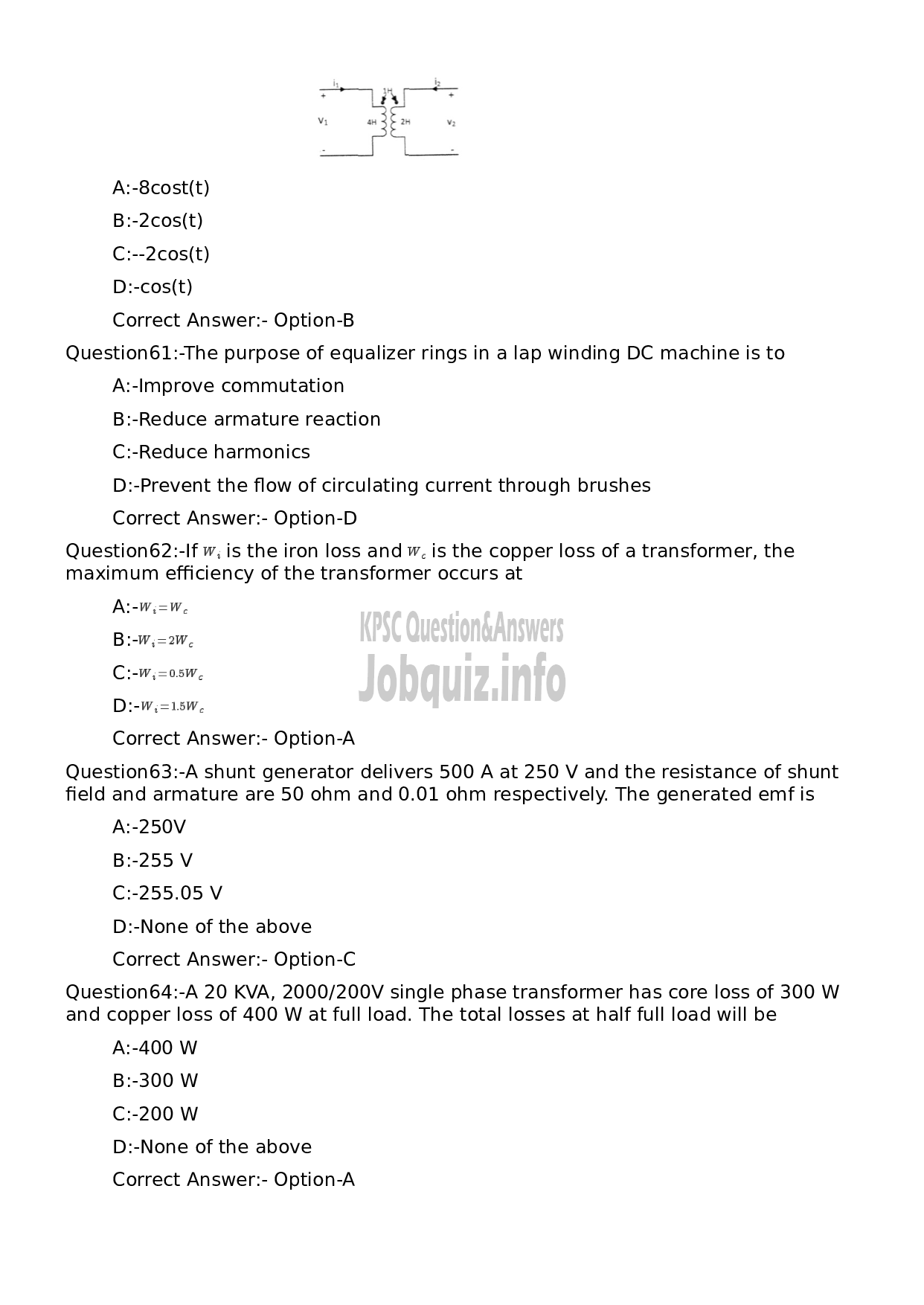 Kerala PSC Question Paper - Materials Manager-13