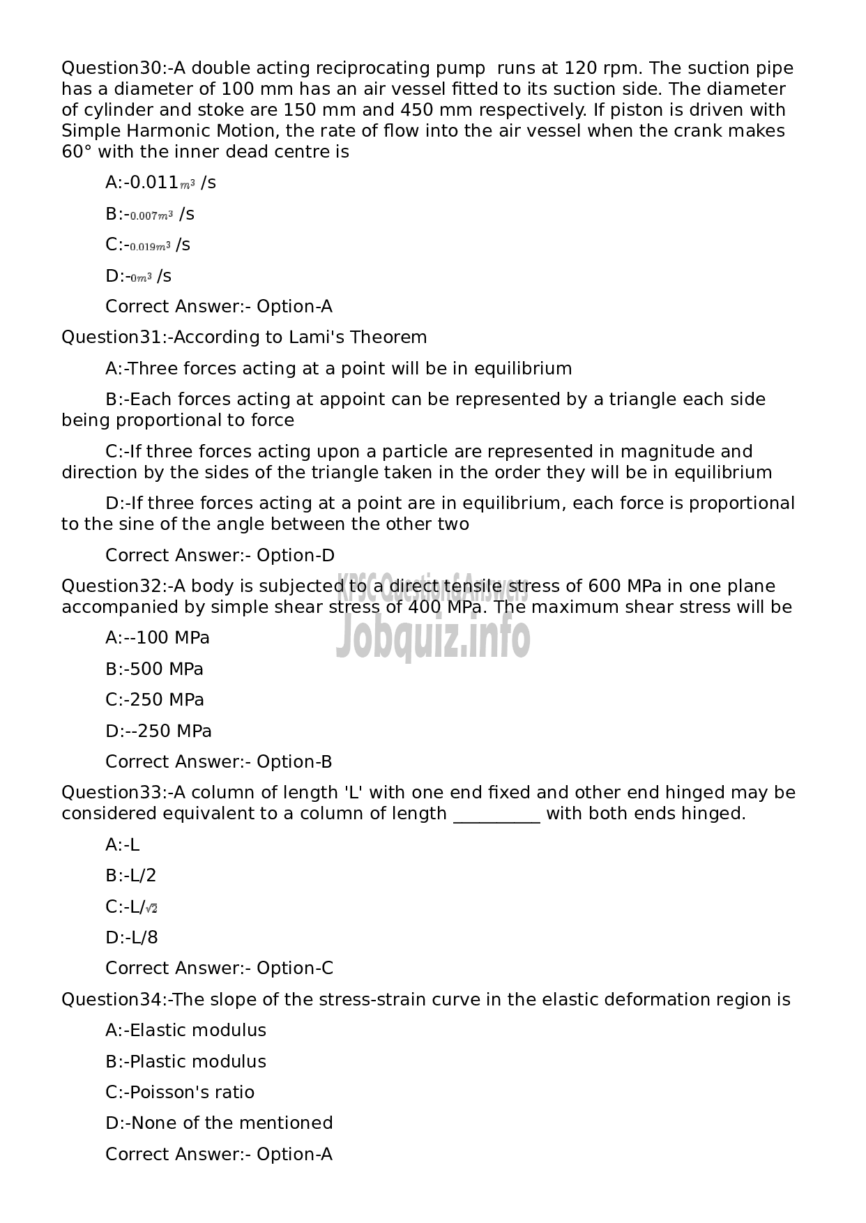 Kerala PSC Question Paper - Materials Manager-7