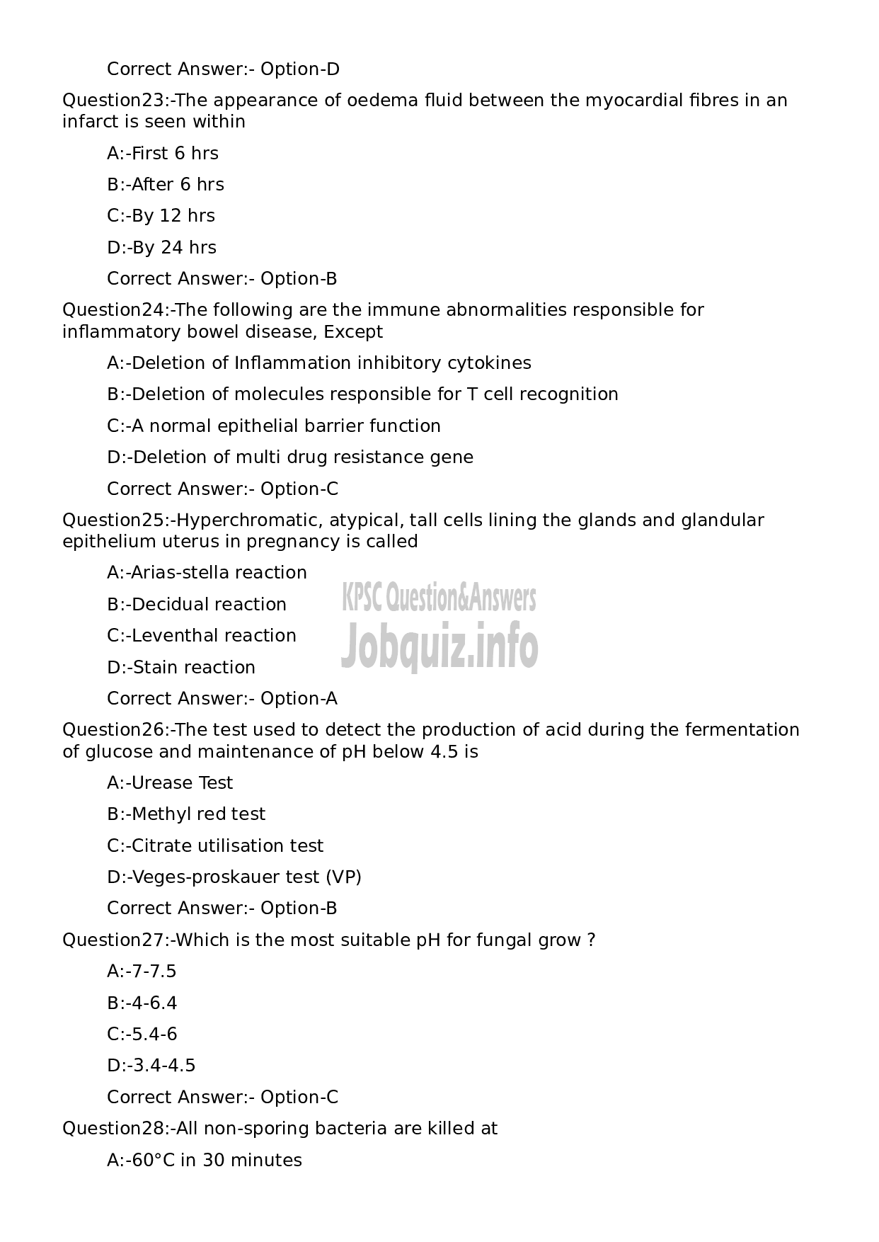 Kerala PSC Question Paper - Medical Officer (Nature Cure)-5