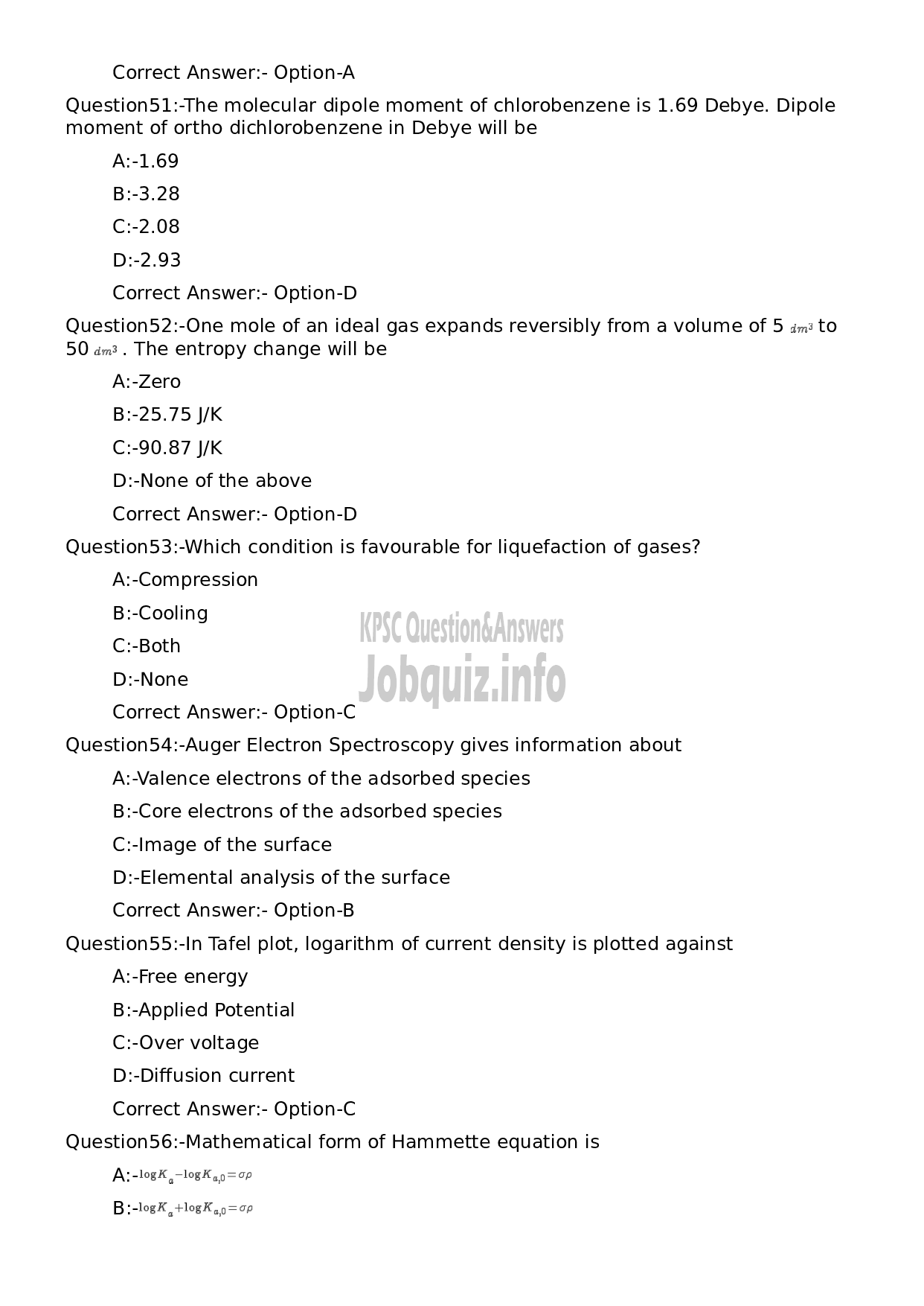 Kerala PSC Question Paper - Non Vocational Teacher Chemistry (By Transfer)-11