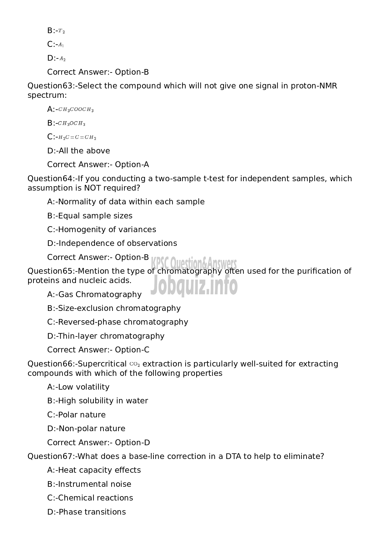 Kerala PSC Question Paper - Non Vocational Teacher Chemistry (By Transfer)-13