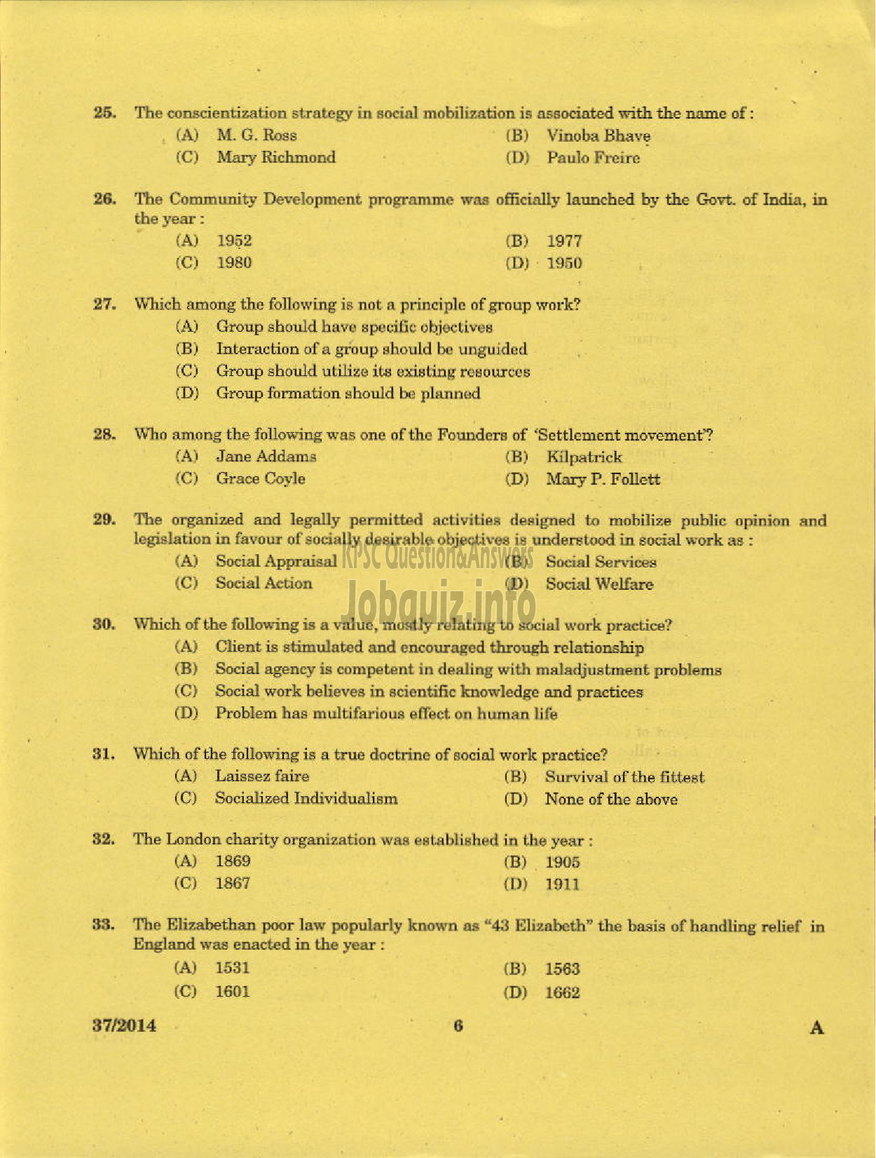 Kerala PSC Question Paper - PERSONNEL OFFICER UNITED ELECTRICAL INDUSTRIES LIMITED-4