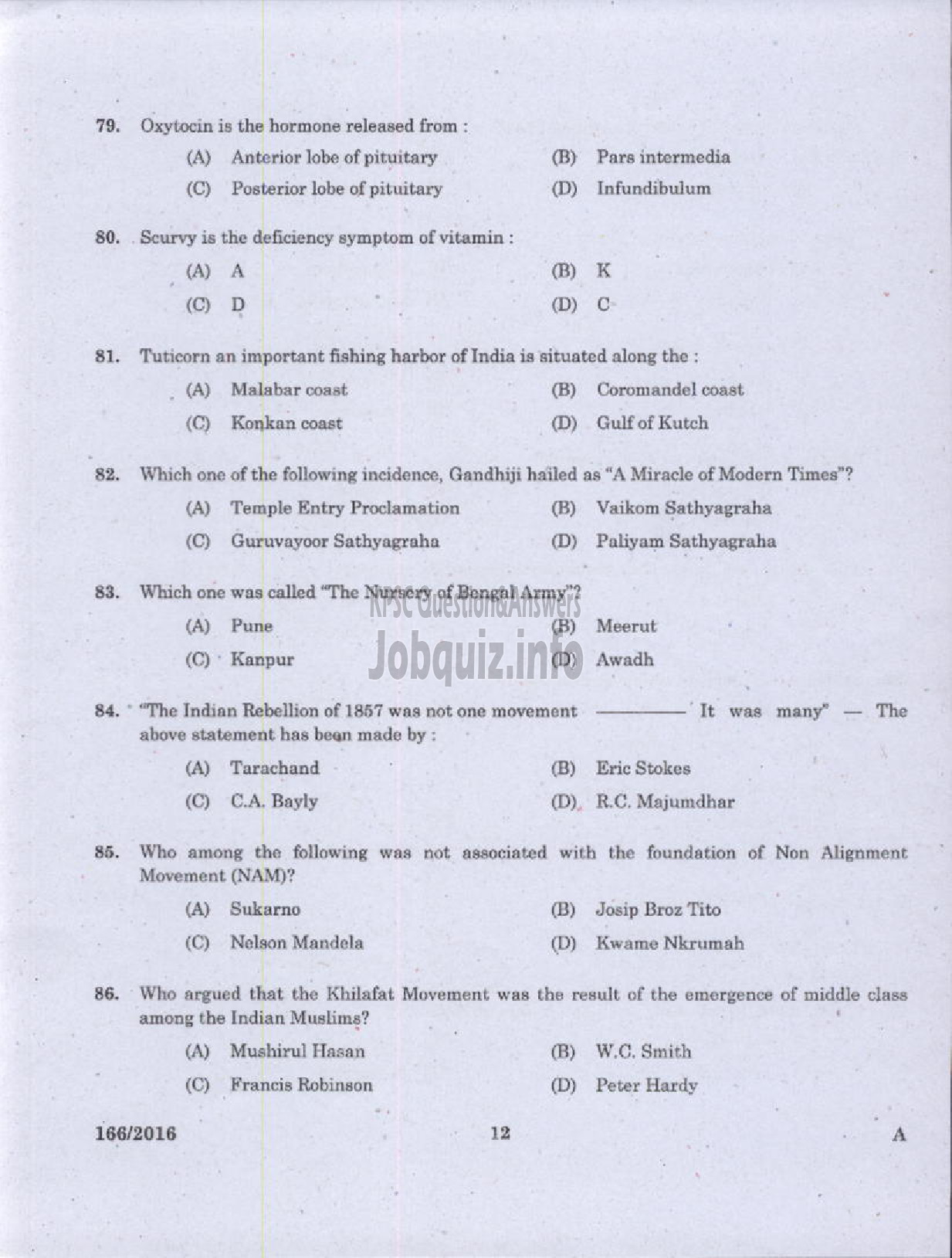 Kerala PSC Question Paper - PHARMACIST GR II IMS/MEDICAL EDUCATION/HEALTH SERVICES/COMPOUNDER PLANTATION CORPORATION-10