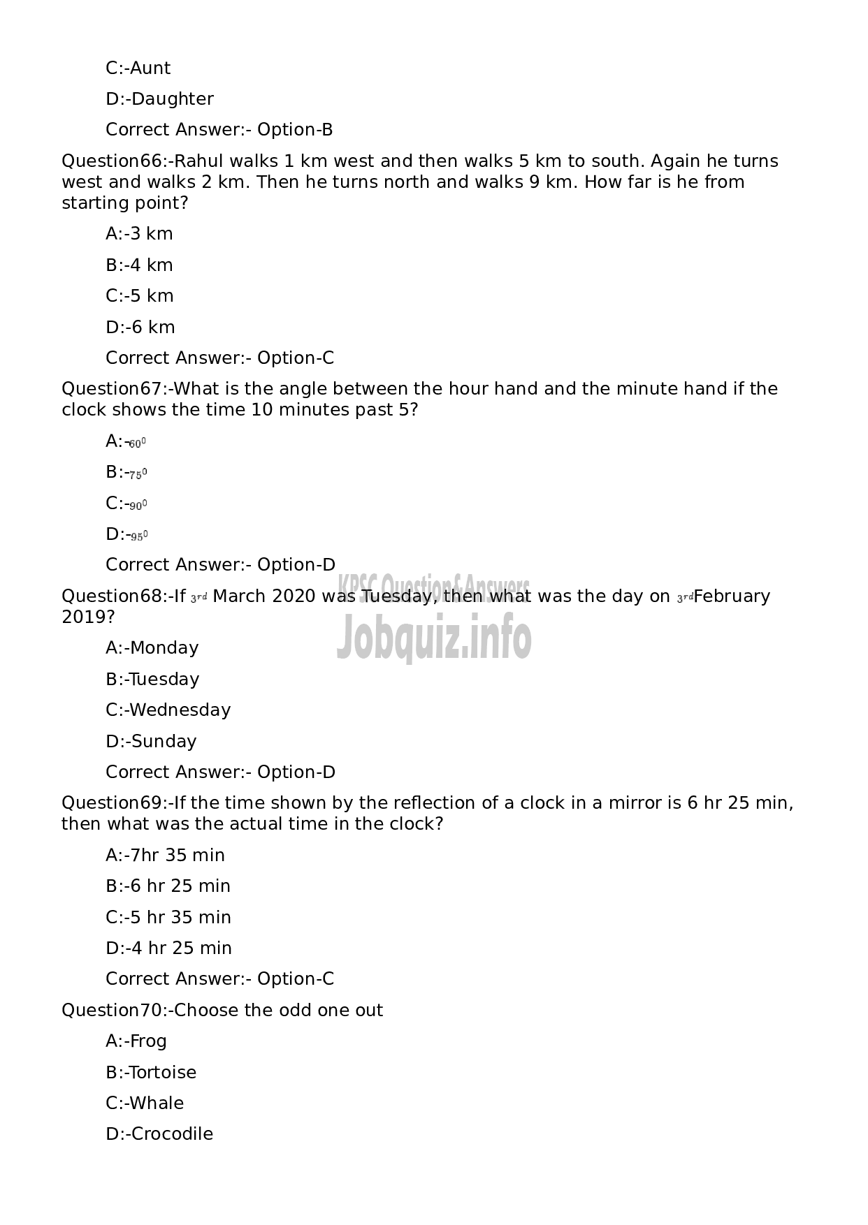 Kerala PSC Question Paper - Range Forest Officer (By Transfer from Forest Officers) (Preliminary Examination)-13