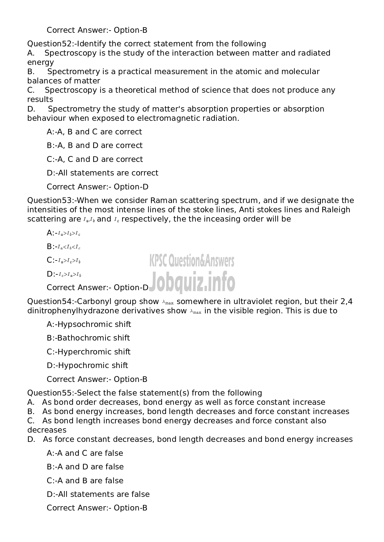 Kerala PSC Question Paper - Research Officer- Chemistry/ Biochemistry-13