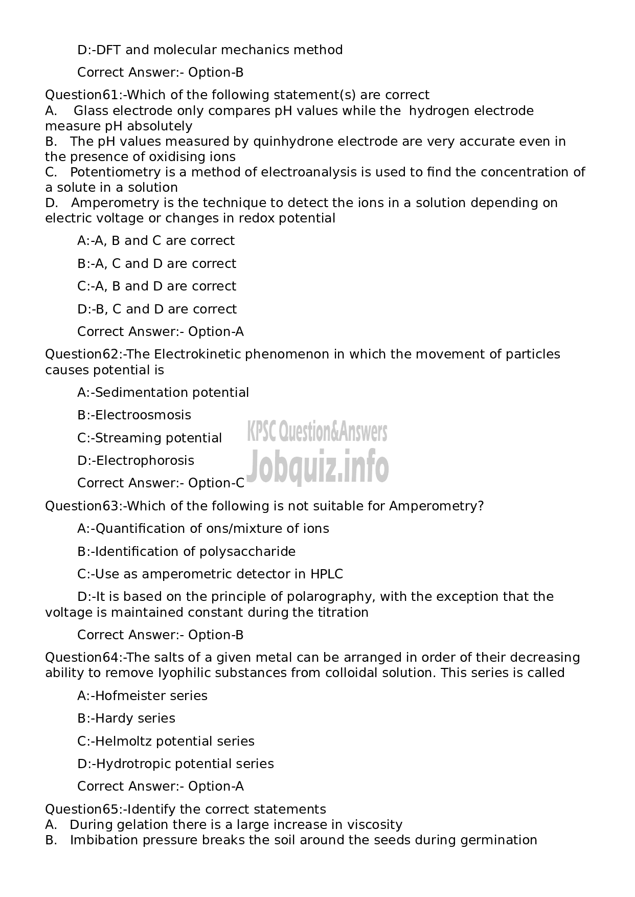 Kerala PSC Question Paper - Research Officer- Chemistry/ Biochemistry-15