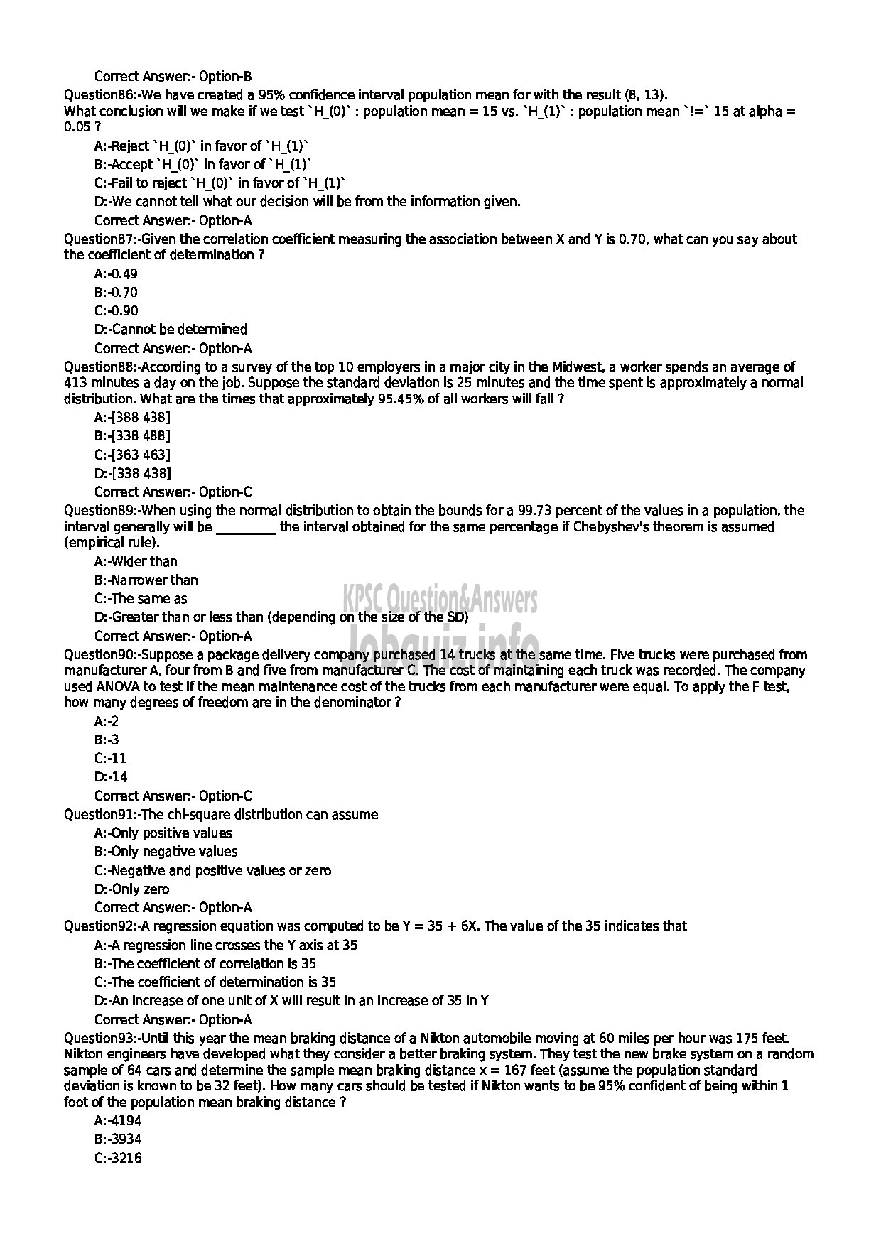 Kerala PSC Question Paper - STATISTICAL ASSISTANT GR II / STATISTICAL INVESTIGATOR GR II / COMPUTER OPERATOR GR II ECONOMICS AND STATISTICS-10