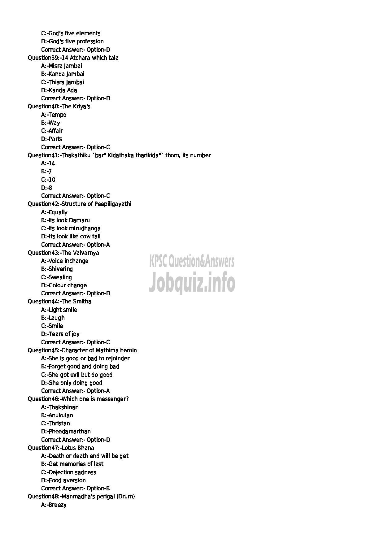 Kerala PSC Question Paper - SUPERINTENDENT FINANCE KERALA AGRO MACHINERY CORPORATION LTD SUPERINTENDENT FINANCE KERALA AGRO MACHINERY CORPORATION LTD Name of Post : SUPERINTENDENT FINANCE KERALA AGRO MACHINERY CORPORATION LTDMEDIUM OF QUESTION: ENGLISH PAPER CODE: 28/2017/OL DATE OF TEST : 10.04.2017 DATE O-5