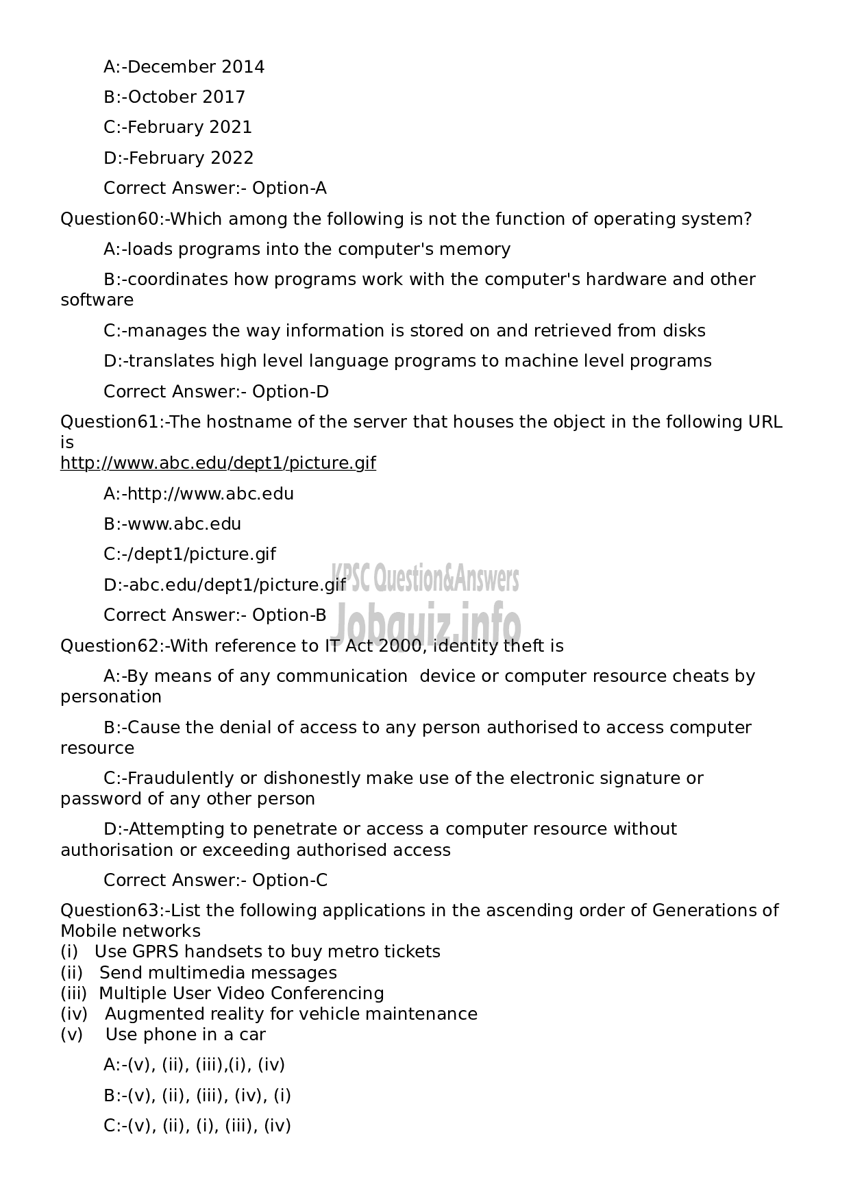 Kerala PSC Question Paper - Security Officer-13