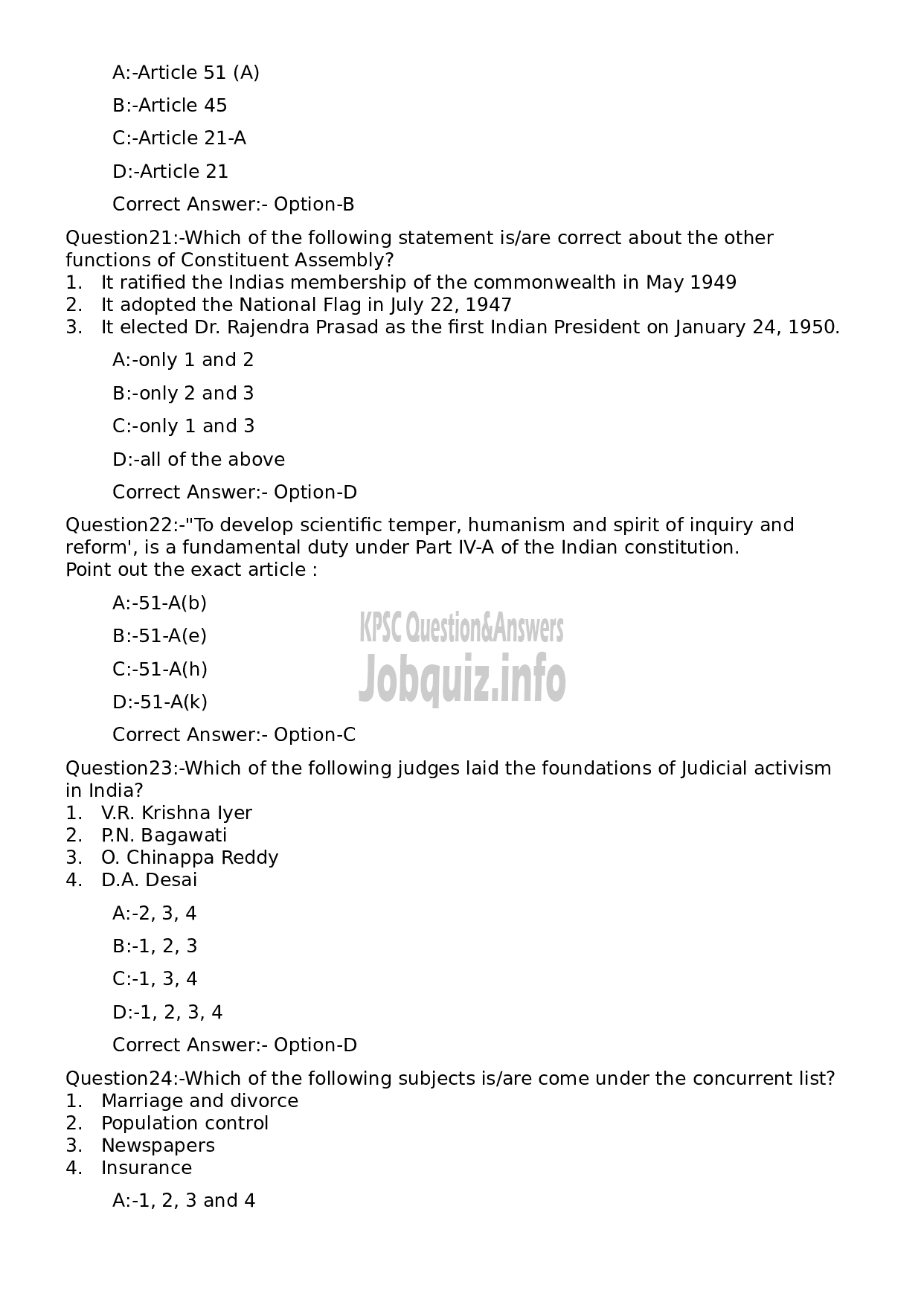 Kerala PSC Question Paper - Security Officer-5