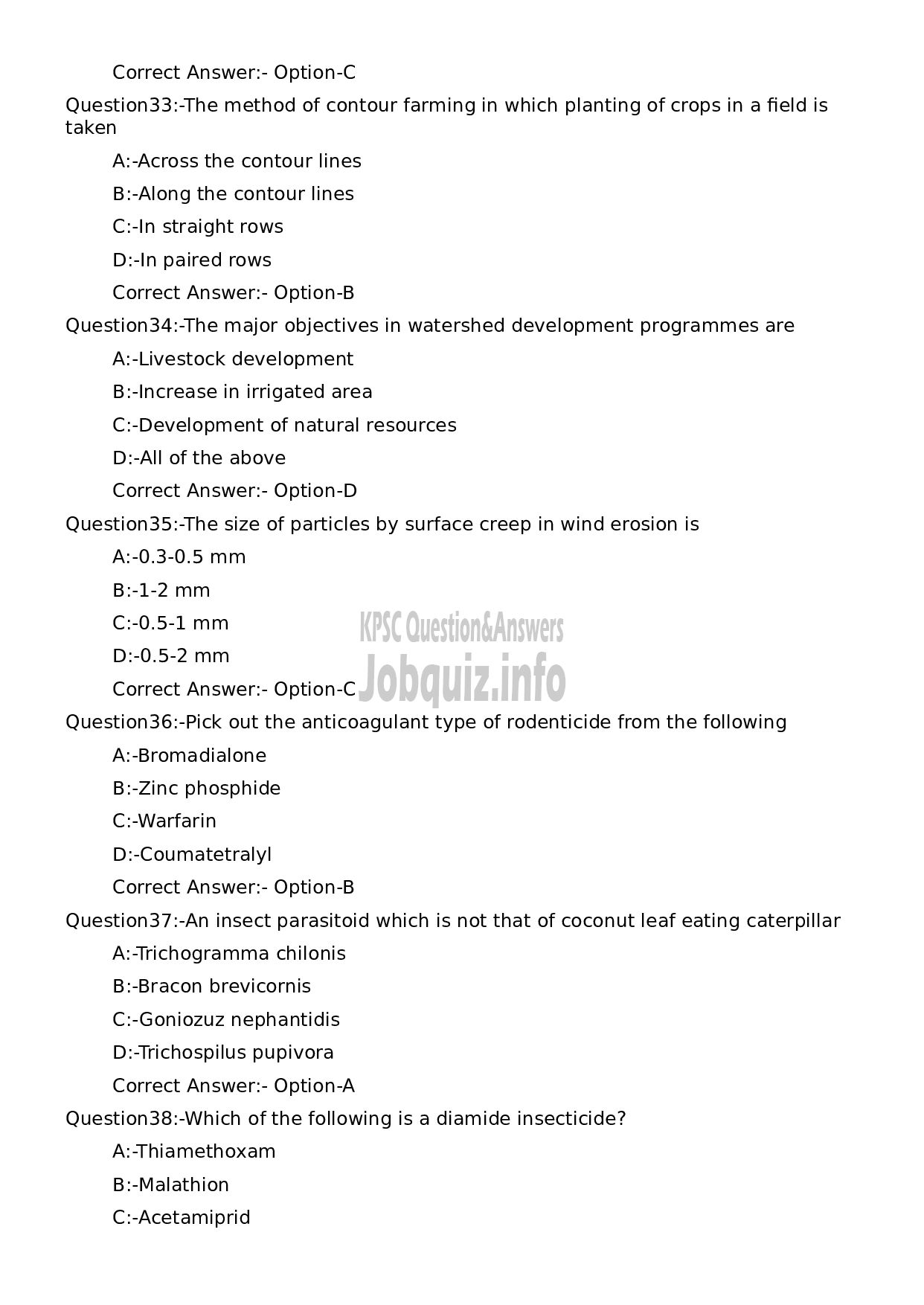 Kerala PSC Question Paper - Soil Survey Officer/ Research Assistant/ Cartographer/ Technical Assistant (NCA- SC)-7