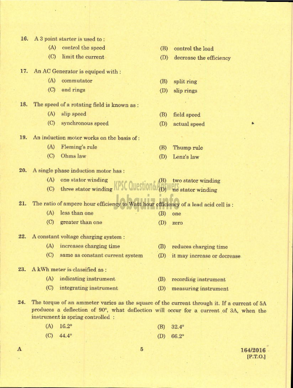 Kerala PSC Question Paper - TECHNICAL SUPERVISOR KERALA ARTISANS DEVT CORPORATION LTD-3