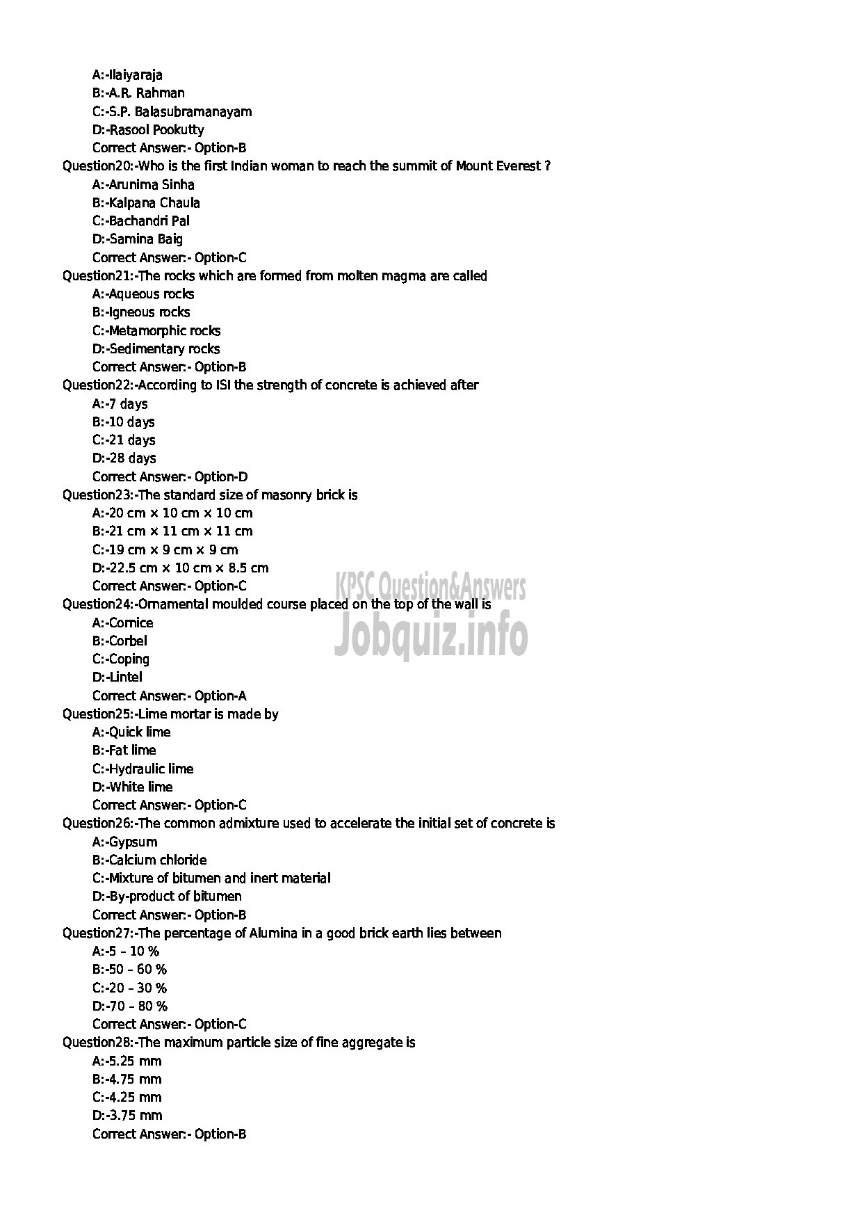 Kerala PSC Question Paper - TRACER SR FOR ST TOWN AND COUNTRY PLANNING-3