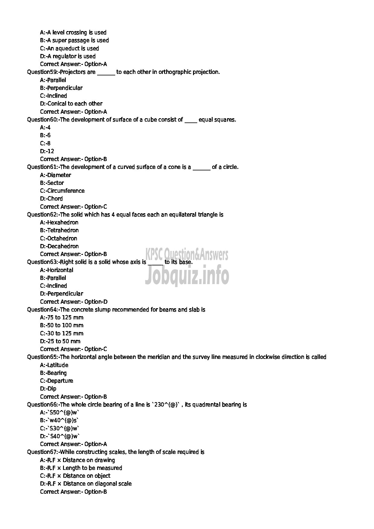 Kerala PSC Question Paper - TRACER SR FOR ST TOWN AND COUNTRY PLANNING-7