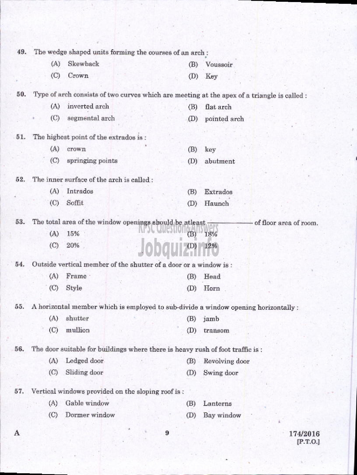 Kerala PSC Question Paper - TRADESMAN SM LAB TECHNICAL EDUCATION-7