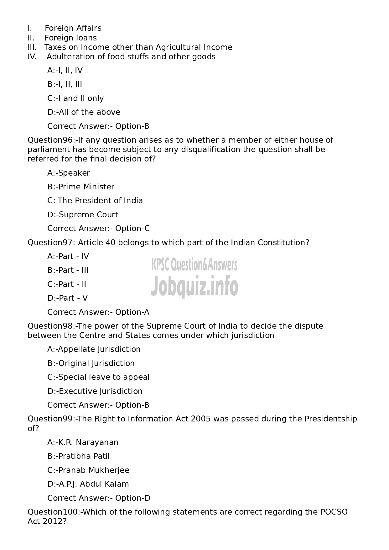 Kerala PSC Question Paper - Technical Assistant Grade II (SR for ST only)-18