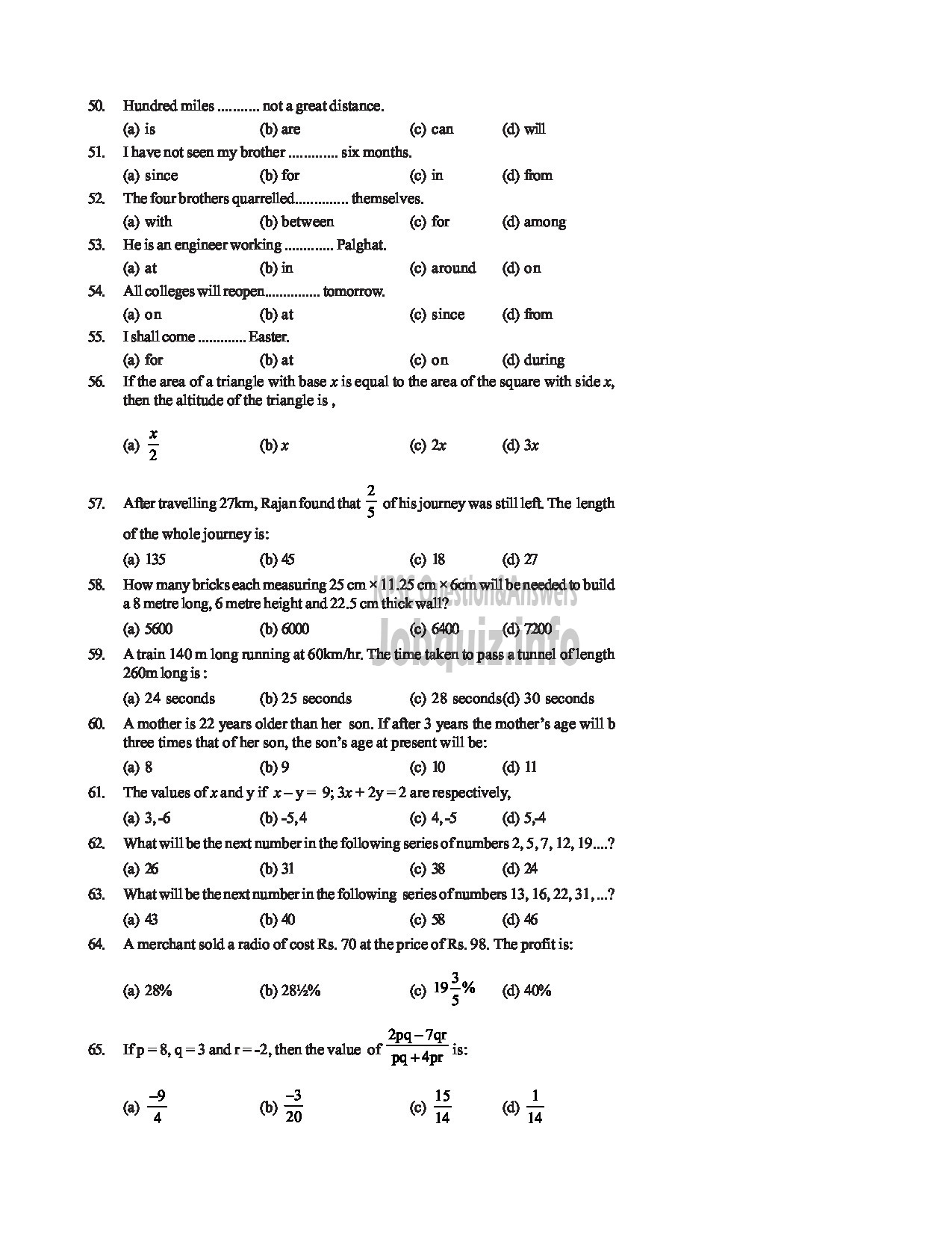 Kerala PSC Question Paper - University Assistant-4