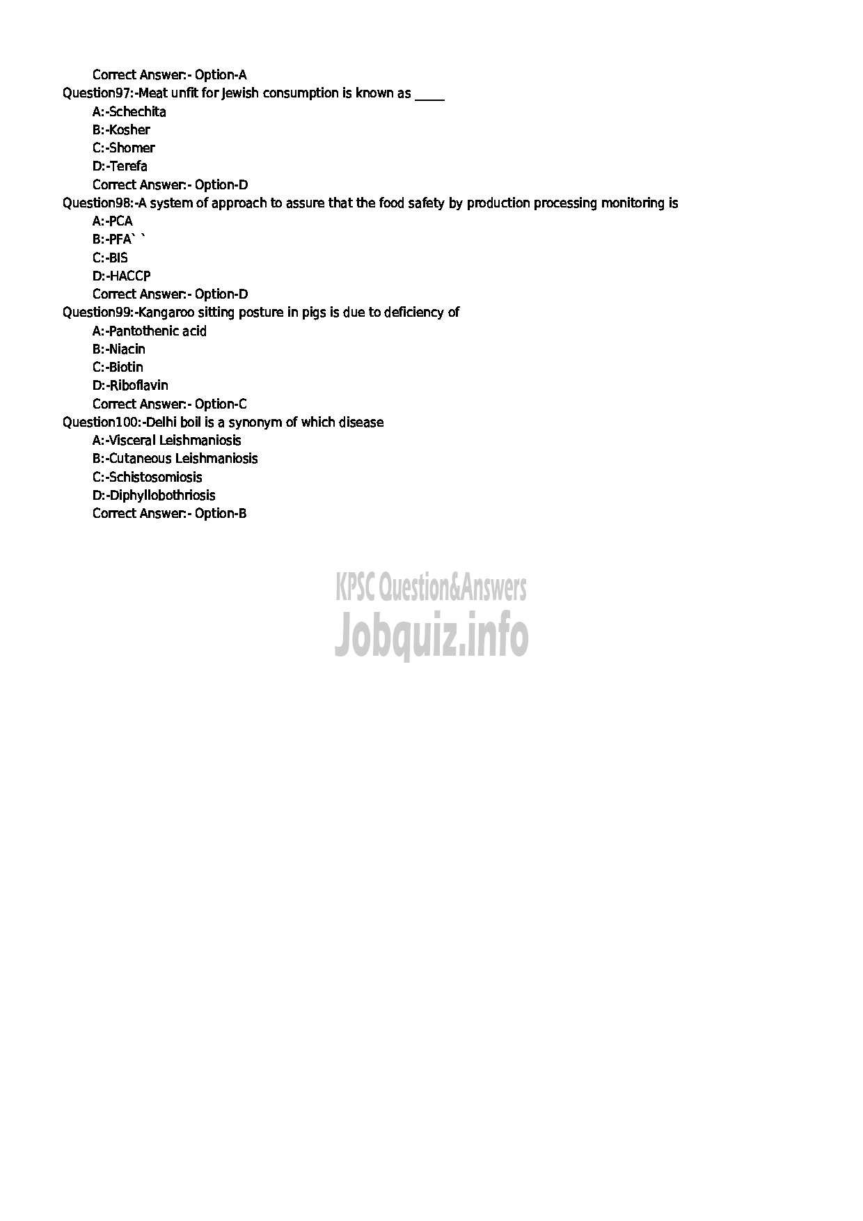 Kerala PSC Question Paper - WILD LIFE ASSISTANT GR II (NCA CAT NO 165/2018) KERALA FOREST DEPARTMENT-11