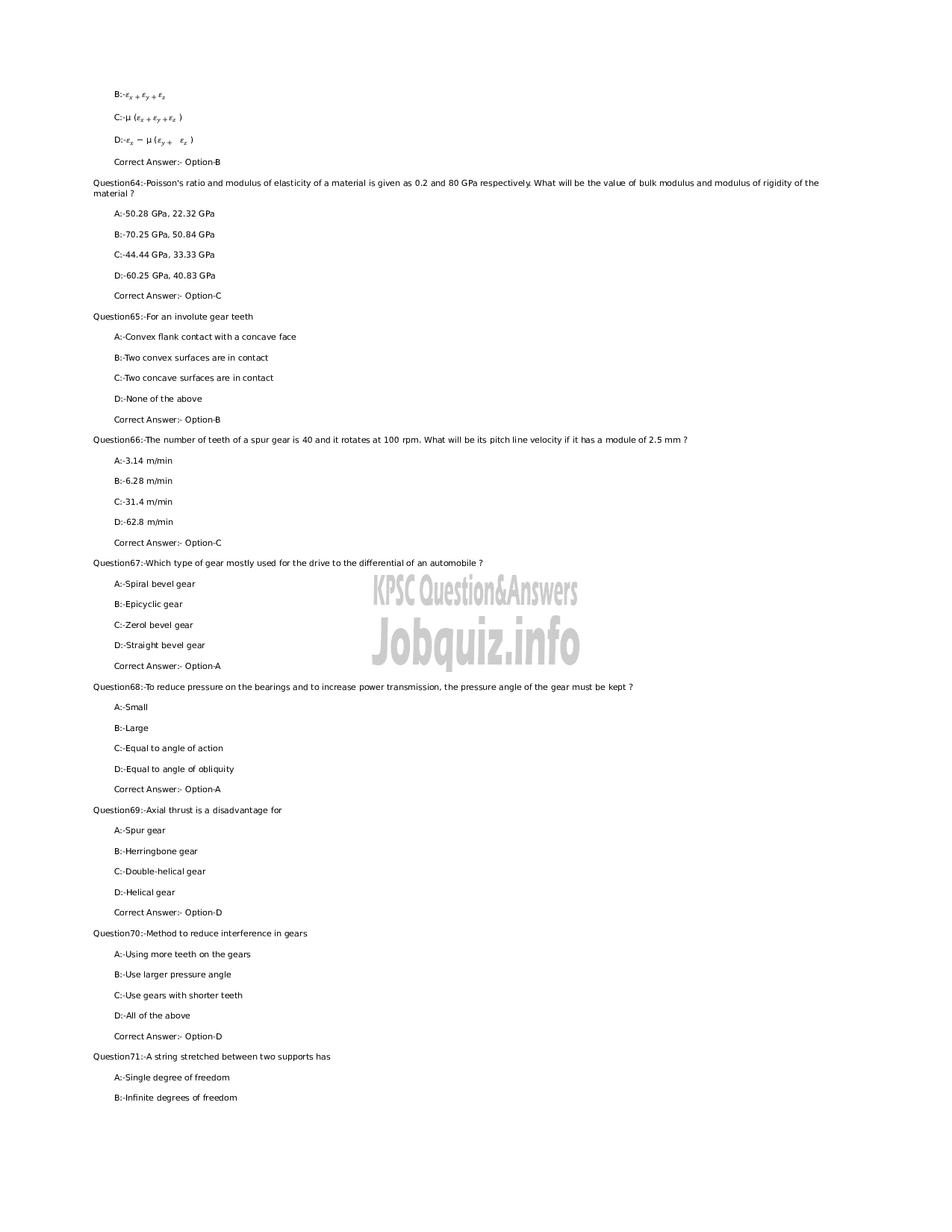 Kerala PSC Question Paper -  Assistant Executive Engineer - Apex Societies of Co operative Sector in Kerala-10
