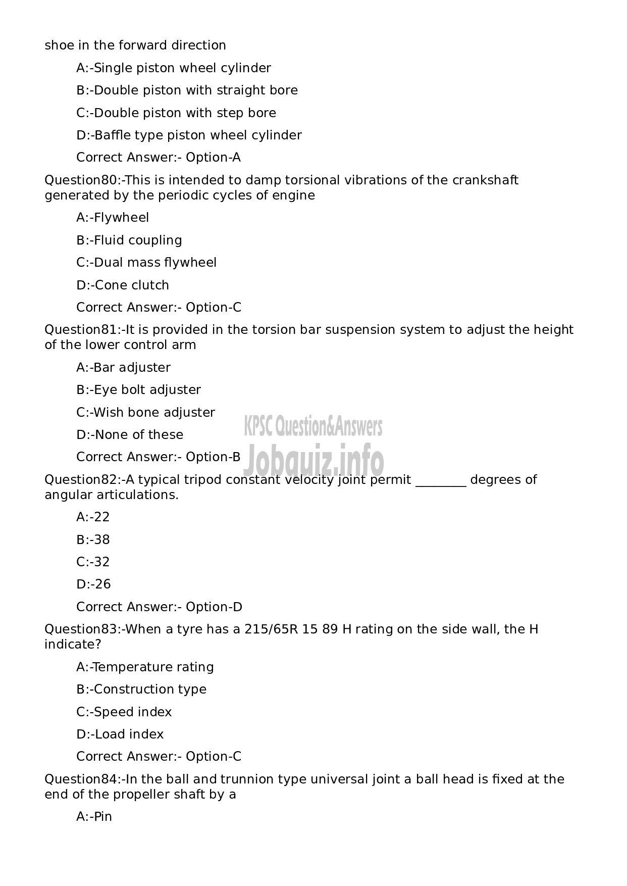 Kerala PSC Question Paper -  Drilling Assistant (SR for SC/ST)-16