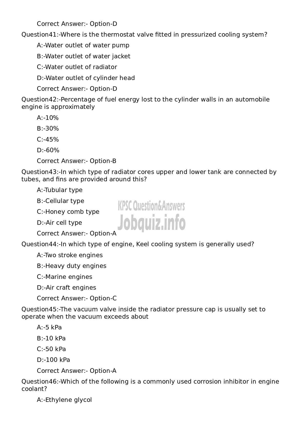 Kerala PSC Question Paper -  Drilling Assistant (SR for SC/ST)-9