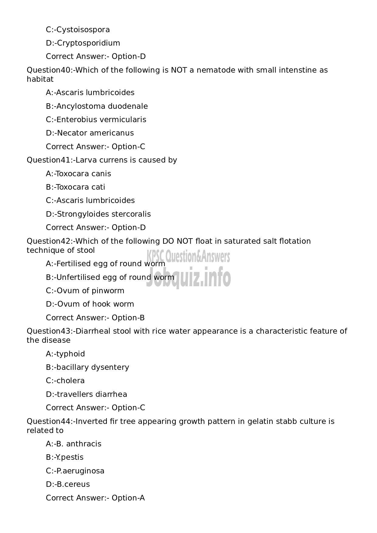 Kerala PSC Question Paper -  Laboratory Technician Grade II (SR for ST)-8