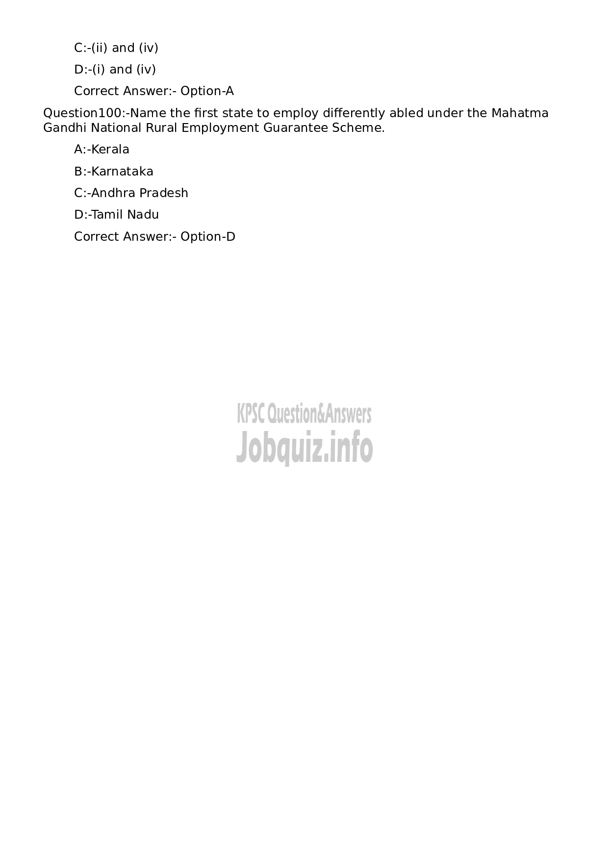 Kerala PSC Question Paper -  Non Vocational Teacher (Junior) History-22