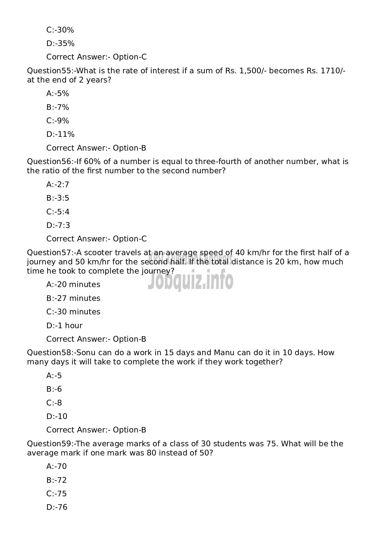 Kerala PSC Question Paper -  Range Forest Officer (By Transfer from Forest Officers) (Preliminary Examination)-11